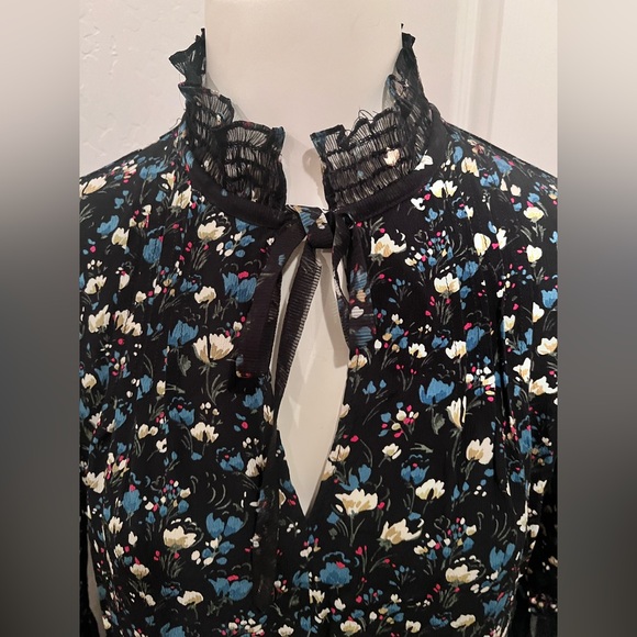 Zara Floral Long Sleeve Dress - Picture 3 of 9